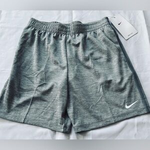 Nike Boy’s Athletic Shorts Size 6 Grey Heather NEW Dri-Fit